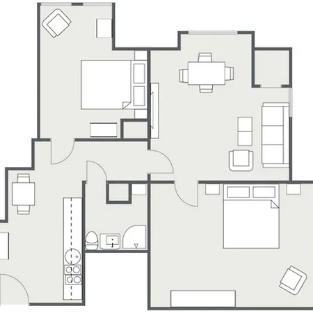 Apartmán Alter Konsumverein, App N° 8 *